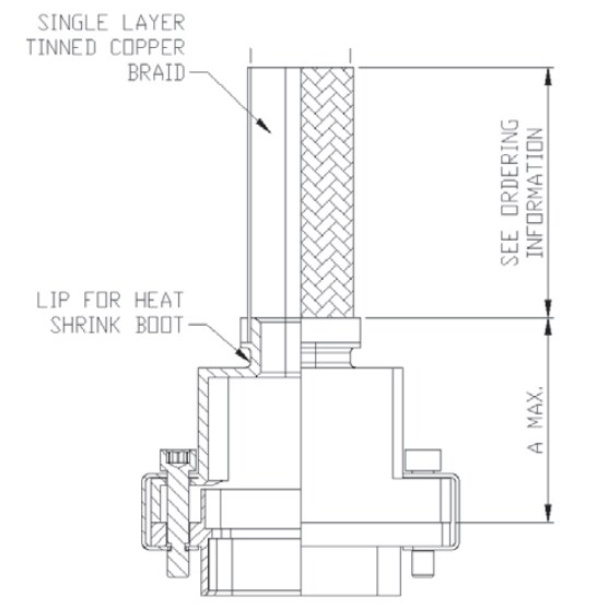 机械图纸 - Cinch Micro-D EMI后壳